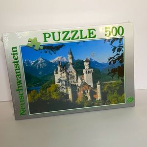 New 500 piece puzzle. Neuschwanstein Royal Castle.